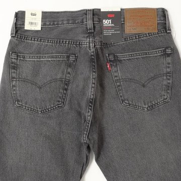 LEVI'S  Red Tab プレミアム 501  オリジナルフィット 000501-3783 ブラックユーズド オリジナルボタンフライ　13.5oz Denim BIGEの画像