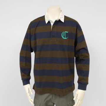 Champion チャンピオン カンボジア製 C3-E402 ロングスリーブラグビーシャツ トップス 長袖 の画像