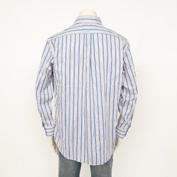 McGREGOR マクレガー EASY CARE　イージーケア ボタンダウンシャツ 111176601　33）S,GREYシャツ メンズ 紳士 春服 ストライプ柄の画像