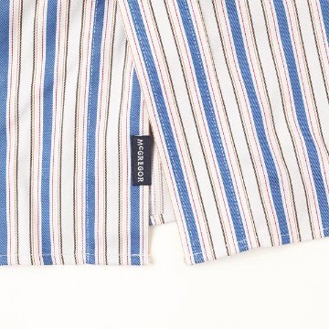 McGREGOR マクレガー EASY CARE　イージーケア ボタンダウンシャツ 111176601　33）S,GREYシャツ メンズ 紳士 春服 ストライプ柄の画像