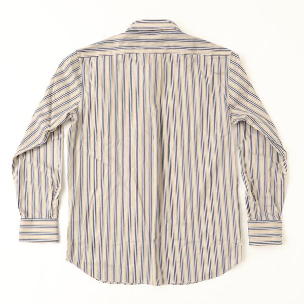 McGREGOR マクレガー EASY CARE　イージーケア ボタンダウンシャツ 111176601　51）BEIGE シャツ メンズ 紳士 春服 ストライプ柄の画像