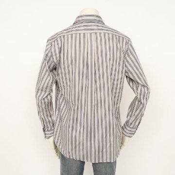 McGREGOR マクレガー EASY CARE　イージーケア ボタンダウンシャツ 111176601　51）BEIGE シャツ メンズ 紳士 春服 ストライプ柄の画像