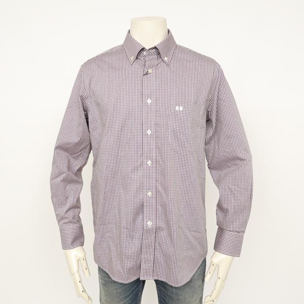 McGREGOR マクレガー EASY CARE イージーケア ボタンダウンシャツ BDグラフチェックイージーケアシャツ 111176601 48）M,NAVYシャツ メンズ 紳士 の画像