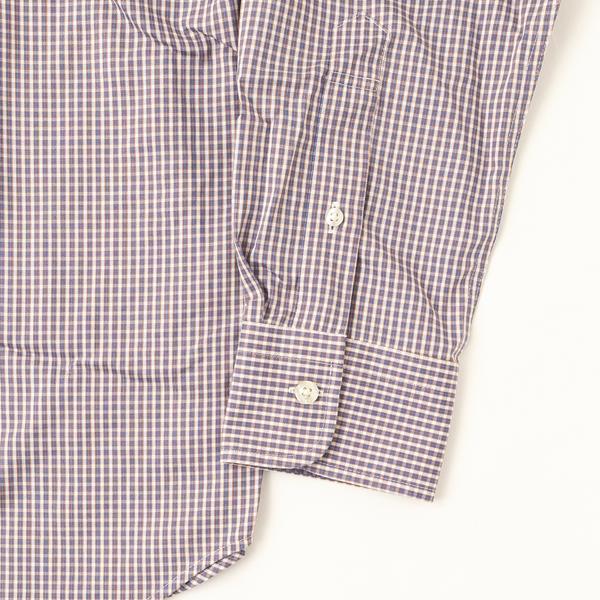 McGREGOR マクレガー EASY CARE イージーケア ボタンダウンシャツ BDグラフチェックイージーケアシャツ 111176601 48）M,NAVYシャツ メンズ 紳士 の画像