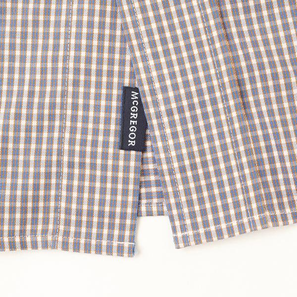 McGREGOR マクレガー EASY CARE イージーケア ボタンダウンシャツ BDグラフチェックイージーケアシャツ 111176601 48）M,NAVYシャツ メンズ 紳士 の画像