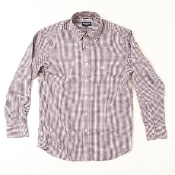 McGREGOR マクレガー EASY CARE イージーケア ボタンダウンシャツ BDグラフチェックイージーケアシャツ 111176601 48）M,NAVYシャツ メンズ 紳士 の画像