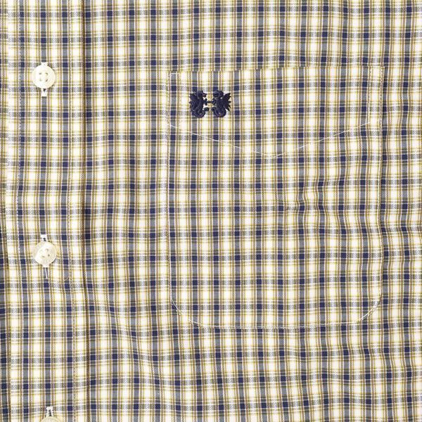 McGREGOR マクレガー EASY CARE イージーケア ボタンダウンシャツ BDグラフチェックイージーケアシャツ 111176601 49）,NAVY　シャツ メンズ 紳士 の画像