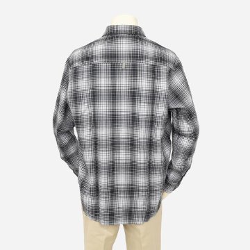 McGREGOR マクレガーレギュラーソフトオンブレチェックシャツシャツ 111176603 39)Black メンズ 紳士 秋春冬　長袖シャツ ワークシャツの画像