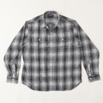 McGREGOR マクレガーレギュラーソフトオンブレチェックシャツシャツ 111176603 39)Black メンズ 紳士 秋春冬　長袖シャツ ワークシャツの画像