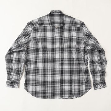 McGREGOR マクレガーレギュラーソフトオンブレチェックシャツシャツ 111176603 39)Black メンズ 紳士 秋春冬　長袖シャツ ワークシャツの画像