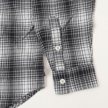 McGREGOR マクレガーレギュラーソフトオンブレチェックシャツシャツ 111176603 39)Black メンズ 紳士 秋春冬　長袖シャツ ワークシャツの画像
