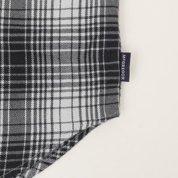 McGREGOR マクレガーレギュラーソフトオンブレチェックシャツシャツ 111176603 39)Black メンズ 紳士 秋春冬　長袖シャツ ワークシャツの画像