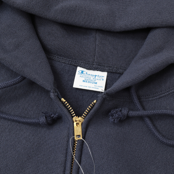 Champion　C3-Y134 リバースウィーブ　ジップフーデッドスウェットシャツ 裏起毛　秋冬の画像