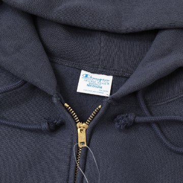 Champion　C3-Y134 リバースウィーブ　ジップフーデッドスウェットシャツ 裏起毛　秋冬の画像