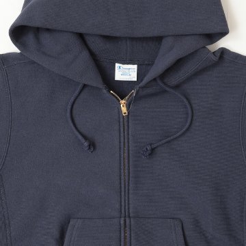 Champion　C3-w134 リバースウィーブ　ジップフーデッドスウェットシャツ 裏起毛　秋冬の画像