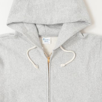 Champion　C3-w134 リバースウィーブ　ジップフーデッドスウェットシャツ 裏起毛　秋冬の画像