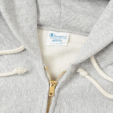 Champion　C3-w134 リバースウィーブ　ジップフーデッドスウェットシャツ 裏起毛　秋冬の画像