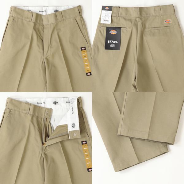Dickies ディッキーズ 877 DB2037 ルーズフィット ワークパンツ  TC素材 ユッタリチノパンツ　太目のチノパンの画像