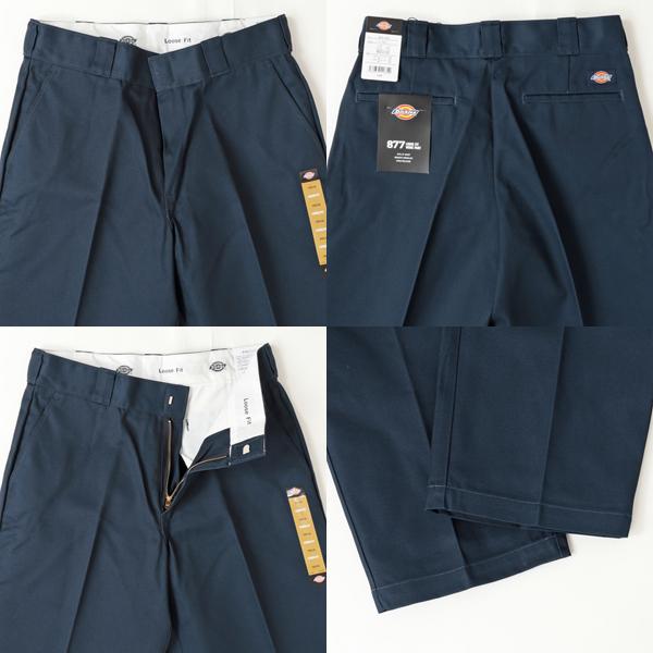 Dickies ディッキーズ 877 DB2037 ルーズフィット ワークパンツ  TC素材 ユッタリチノパンツ　太目のチノパンの画像