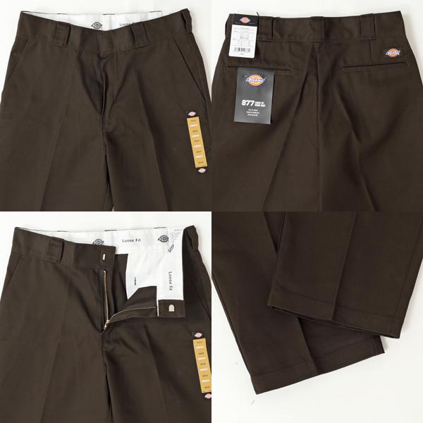 Dickies ディッキーズ 877 DB2037 ルーズフィット ワークパンツ  TC素材 ユッタリチノパンツ　太目のチノパンの画像