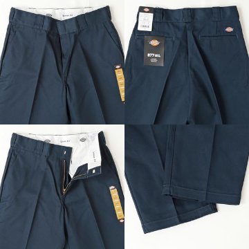 Dickies ディッキーズ 877 DB2037 ルーズフィット ワークパンツ  TC素材 ユッタリチノパンツ　太目のチノパンの画像