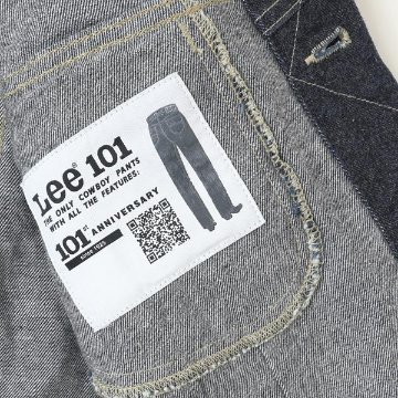 Lee 101J 101 ANNIVERSARY RIDRS 101-J LM1032  100indigo blue Gジャン　デニムジャケト ライダース　の画像