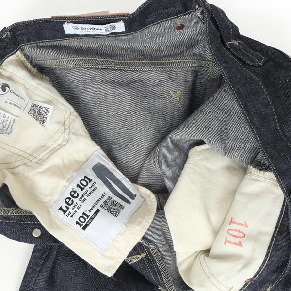 Lee 101 Anniversary Cowboy 101B LM1023 -189)Indigo blue Selvedge　Denim セルヴィチデニム　カーボーイパンツ　ボタンフライの画像