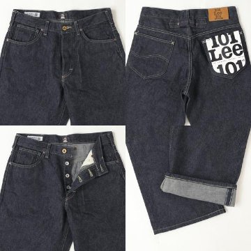 Lee 101 Anniversary Cowboy 101B LM1023 -189)Indigo blue Selvedge　Denim セルヴィチデニム　カーボーイパンツ　ボタンフライの画像