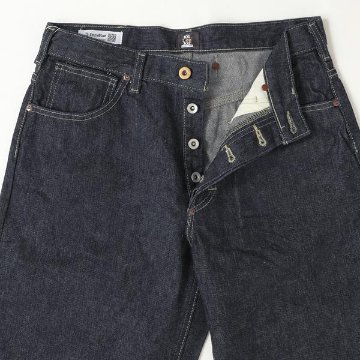 Lee 101 Anniversary Cowboy 101B LM1023 -189)Indigo blue Selvedge　Denim セルヴィチデニム　カーボーイパンツ　ボタンフライの画像