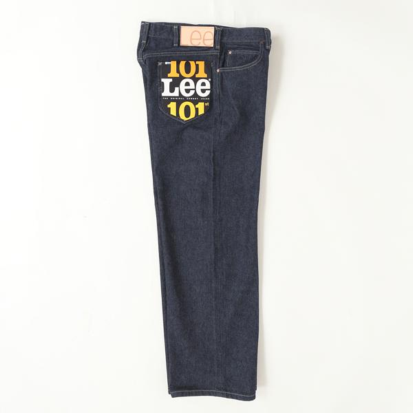 Lee 101 Anniversary WIDE Riders  LM1033-100)Indigo  Selvedge Denim セルヴィチデニム　ライダーズ ジップフライ　ワイド　ゆったりの画像
