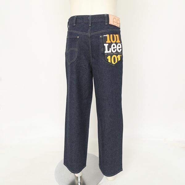 Lee 101 Anniversary WIDE Riders  LM1033-100)Indigo  Selvedge Denim セルヴィチデニム　ライダーズ ジップフライ　ワイド　ゆったりの画像