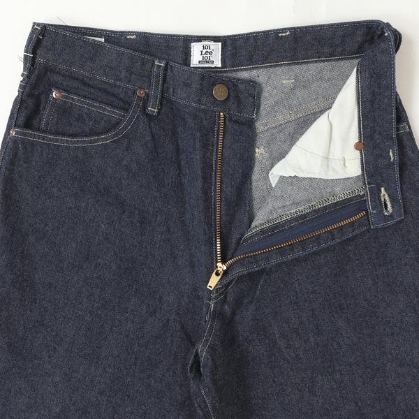 Lee 101 Anniversary WIDE Riders  LM1033-100)Indigo  Selvedge Denim セルヴィチデニム　ライダーズ ジップフライ　ワイド　ゆったりの画像