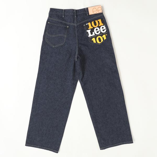 Lee 101 Anniversary WIDE Riders  LM1033-100)Indigo  Selvedge Denim セルヴィチデニム　ライダーズ ジップフライ　ワイド　ゆったりの画像