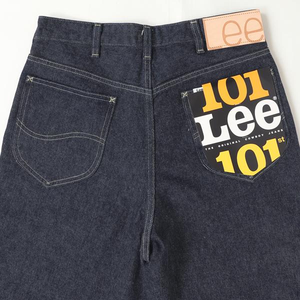 Lee 101 Anniversary WIDE Riders  LM1033-100)Indigo  Selvedge Denim セルヴィチデニム　ライダーズ ジップフライ　ワイド　ゆったりの画像