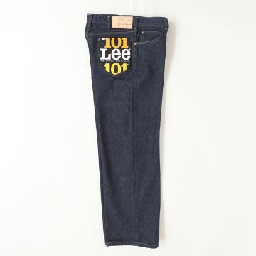 Lee 101 Anniversary WIDE Riders  LM1033-100)Indigo  Selvedge Denim セルヴィチデニム　ライダーズ ジップフライ　ワイド　ゆったりの画像