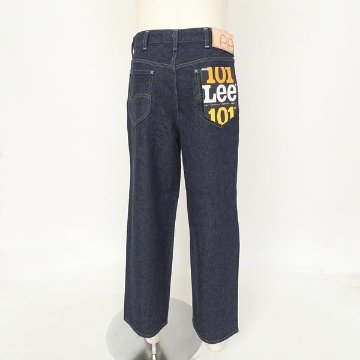 Lee 101 Anniversary WIDE Riders  LM1033-100)Indigo  Selvedge Denim セルヴィチデニム　ライダーズ ジップフライ　ワイド　ゆったりの画像