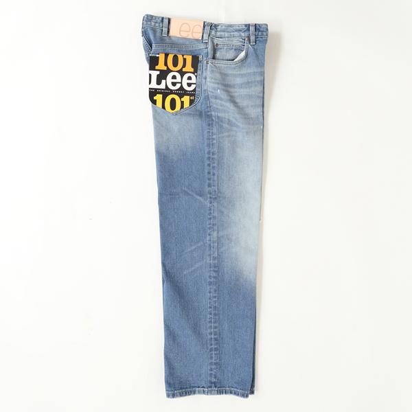 Lee 101 Anniversary WIDE Riders  LM1033-136）中色ユーズド  Selvedge Denim セルヴィチデニム ライダーズ 101-Z ワイド ゆったりの画像