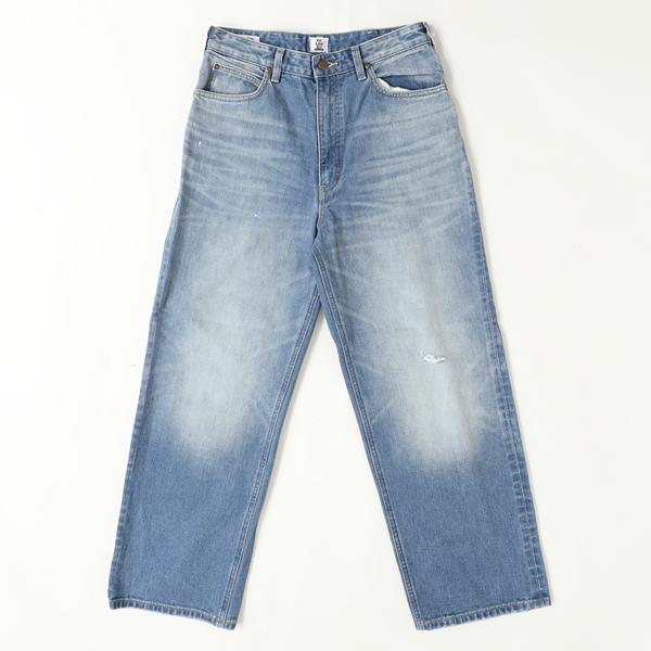 Lee 101 Anniversary WIDE Riders  LM1033-136）中色ユーズド  Selvedge Denim セルヴィチデニム ライダーズ 101-Z ワイド ゆったりの画像