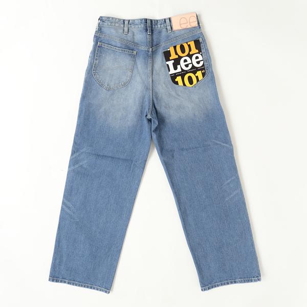 Lee 101 Anniversary WIDE Riders  LM1033-136）中色ユーズド  Selvedge Denim セルヴィチデニム ライダーズ 101-Z ワイド ゆったりの画像