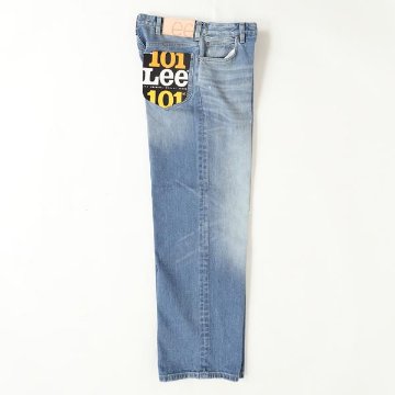 Lee 101 Anniversary WIDE Riders  LM1033-136）中色ユーズド  Selvedge Denim セルヴィチデニム ライダーズ 101-Z ワイド ゆったりの画像