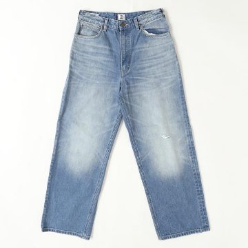 Lee 101 Anniversary WIDE Riders  LM1033-136）中色ユーズド  Selvedge Denim セルヴィチデニム ライダーズ 101-Z ワイド ゆったりの画像