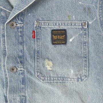 Levi's リーバイス サンライズ　トラッカージャケット　A4820-0031ライトブルー　ワークジャケットの画像