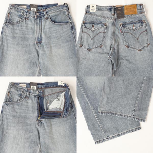 リーバイス Levi’s 008SH-0001 ライトインディゴ ツィステッドバギー ワイド レグ TWISTHED BAGGY WIDE LEG 太目ジーンズの画像