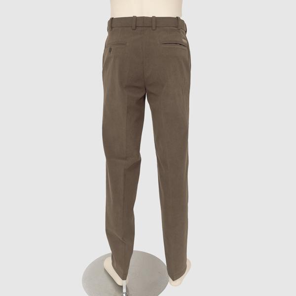 McGRGOR マックレガー 111315604 RELAXING WAIST 細コーデユロイニットトラウザー ノータック パンツ コール天風の画像