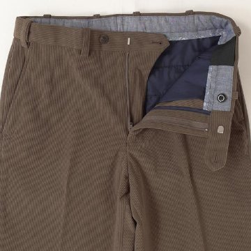 McGRGOR マックレガー 111315604 RELAXING WAIST 細コーデユロイニットトラウザー ノータック パンツ コール天風の画像