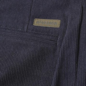 McGRGOR マックレガー 111315604 RELAXING WAIST 細コーデユロイニットトラウザー ノータック パンツ コール天風の画像