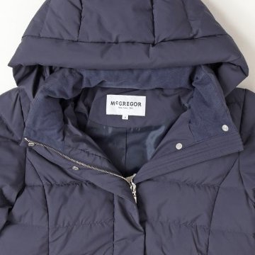 40％OFF McGREGOR　マクレガー　レディース 311135901ハーフダウンジャケット 撥水加工素材　Water Repellent　婦人　ダウン　ブルゾン　ジャンバー 防寒　の画像