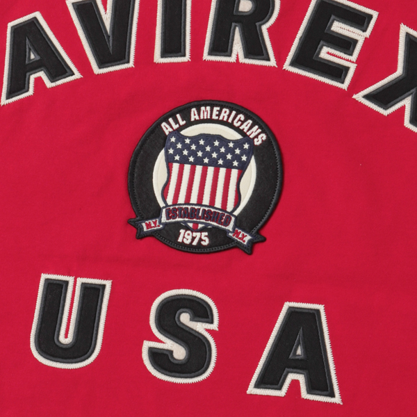 avirex Signature Varsity Logo　Tee 783-6934016 シグネチャー バーシティー ロゴ　の画像