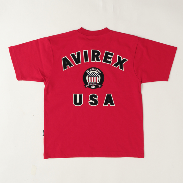 avirex Signature Varsity Logo　Tee 783-6934016 シグネチャー バーシティー ロゴ　の画像