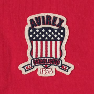 avirex Signature Varsity Logo　Tee 783-6934016 シグネチャー バーシティー ロゴ　の画像